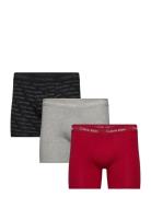 Boxer Brief 3Pk Boksershorts Grey Calvin Klein