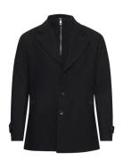 Bs Kodiak Regular Fit Coat Ullfrakk Frakk Black Bruun & Stengade