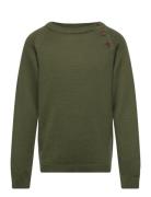 Merino Classic Pullover Ls Tops Knitwear Pullovers Green Copenhagen Co...