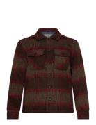 Brushed Wool Blend Overshirt Ulljakke Jakke Brown Scotch & Soda