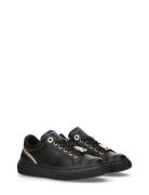 Tommy Hilfiger Low-Cut Lace-Up Sneaker: Black/Platinum Lave Sneakers B...