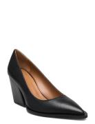 Capena Black Nappa Shoes Heels Pumps Classic Black ATP Atelier