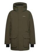 Marek Usx Parka Parkas Jakke Khaki Green Didriksons