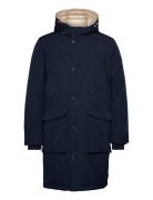 Heritage Water Repellent Parka Parkas Jakke Navy Scotch & Soda