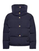 Gold Button Down Jacket Fôret Jakke Navy Tommy Hilfiger