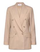 Sadie Blazer Blazers Double Breasted Blazers Beige Reiss