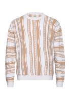 Rrteton Knit Regular Fit Tops Knitwear Round Necks Beige Redefined Reb...