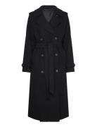 Bs Kaylee Coat Ullfrakk Frakk Black Bruun & Stengade