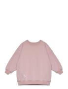 Relaxed Sweatshirt Tops Sweat-shirts & Hoodies Sweat-shirts Pink Guggu...