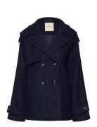 Fqmellon-Jacket Ulljakke Jakke Navy FREE/QUENT