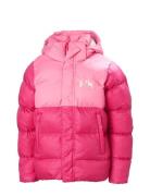 Jr Vision Puffy Jacket Sport Jackets & Coats Puffer & Padded Pink Hell...