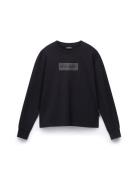 Box Logo Long Sleeve T-Shirt Tops T-shirts & Tops Long-sleeved Black N...