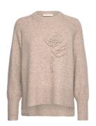 Fqvidoo-Pullover Tops Knitwear Jumpers Beige FREE/QUENT