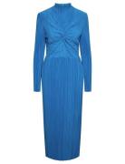 Yasolinda High Neck Ls Long Dress S. Maxikjole Festkjole Blue YAS