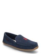 Suede-Brenan-Ds-Slp Mokasiner Lave Sko Navy Polo Ralph Lauren