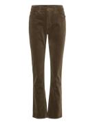 Stretch Corduroy Mid-Rise Straight Pant Bottoms Trousers Straight Leg ...