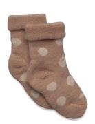 Dottie Socks Socks & Tights Socks Brown Mp Denmark