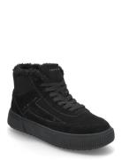 Suede Vulc Winter Sneaker Hi Høye Sneakers Black Tommy Hilfiger