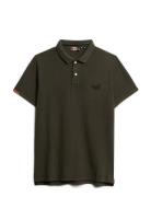 Vint Destroy Polo Tops Polos Short-sleeved Green Superdry