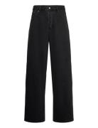 Astro Loose Baggy Jeans Bottoms Jeans Relaxed Black Weekday