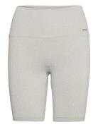 Ribbed Seamless Biker Shorts Bottoms Running-training Tights Grey Aim´...