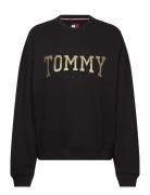 Tjw Nw Bxy Glitter Varsity Crew Tops Sweat-shirts & Hoodies Sweat-shir...