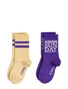 Sunday 2-Pack Socks Socks & Tights Socks Yellow Mini Rodini