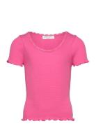 Baybay Tee Tops T-shirts Short-sleeved Pink Rosemunde Kids