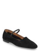 Petina Black Camoscio Ballerinasko Ballerinaer Black ATP Atelier