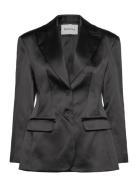 Ella Tailored Peplum Blazer Blazers Double Breasted Blazers Black Mali...