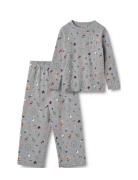 Nightwear Milan Pyjamas Sett Grey Wheat