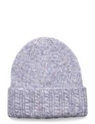 Knit Beanie Accessories Headwear Hats Beanie Purple Mango