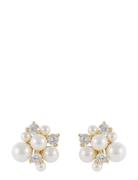 Mayfair Irregular Pearl Ear G/White - Accessories Jewellery Earrings S...