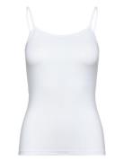 Modal Strap Top Tops T-shirts & Tops Sleeveless White CCDK Copenhagen