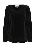 Madispw Bl Tops Blouses Long-sleeved Black Part Two