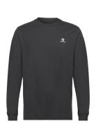 Star Chevron Tee Black Sport T-shirts Long-sleeved Black Converse