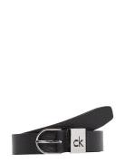 Ck Loop Thin Round Buckle 2.5 Belte Black Calvin Klein