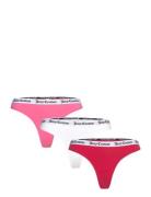 Dana Thong 3Pk Stringtruse Undertøy Pink Juicy Couture