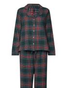 Flannel Pyjama Set Pyjamas Green Hunkemöller