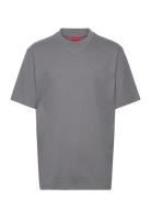 Dapolino Designers T-shirts Short-sleeved Grey HUGO