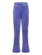 Diamante Bootcut Jogger Bottoms Sweatpants Purple Juicy Couture