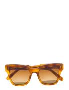 07 Havana Accessories Sunglasses D-frame- Wayfarer Sunglasses Brown CH...