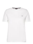 Original Shield T-Shirt Tops T-shirts & Tops Short-sleeved White GANT