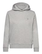 Reg Hoodie Tops Sweat-shirts & Hoodies Hoodies Grey GANT