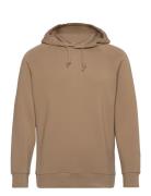 Abel Hood Sweat Tops Sweat-shirts & Hoodies Hoodies Brown Mos Mosh Gal...