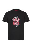 Daltorip Designers T-shirts Short-sleeved Black HUGO