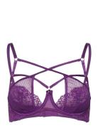 Anna Non-Padded Underwired Bra Lingerie Bras & Tops Wired Bras Purple ...