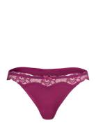 Lace & Shine Thong Stringtruse Undertøy Purple Hunkemöller