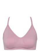 Lucia Bra Top Solid Lingerie Bras & Tops Soft Bras Tank Top Bras Pink ...