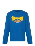 Lwtano 703 - T-Shirt L/S Tops T-shirts Long-sleeved T-shirts Blue LEGO...